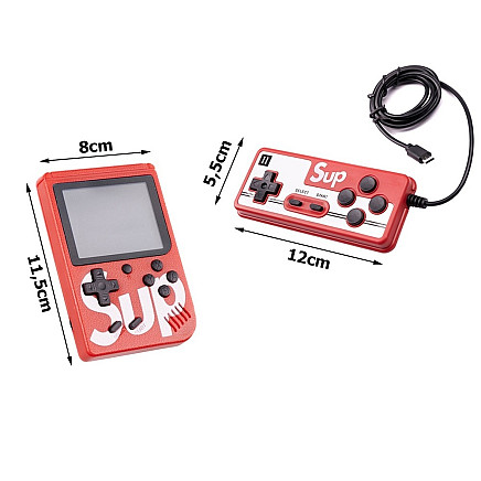Retro mini portable console 400 games 3.0 tv game box games remote control pad