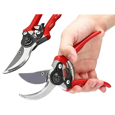 Garden hand pruner shrub pruning shears forged steel