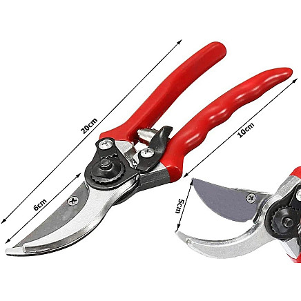 Garden hand pruner shrub pruning shears forged steel