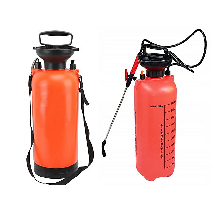 Pressure sprayer garden hand sprayer long lance 10l belt