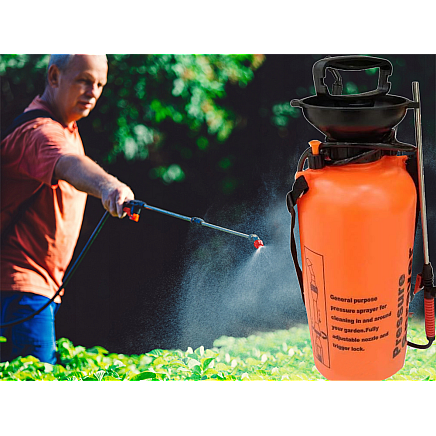 Pressure sprayer garden hand sprayer long lance 10l belt