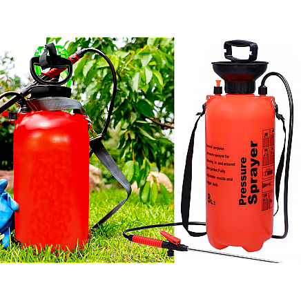 Pressure sprayer garden hand sprayer long lance 10l belt