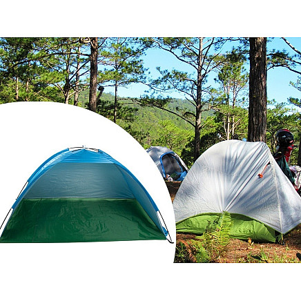 Beach tent beach screen uv protection semi-open garden tent with cover