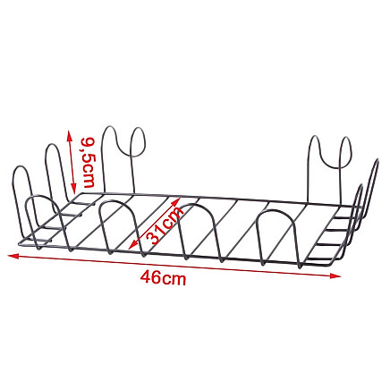 Metal shelf kitchen organiser loft stand for kitchen countertop radiator