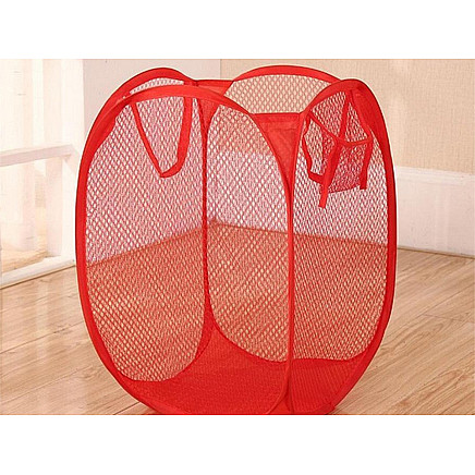 Folding laundry basket for toys large storage container handles