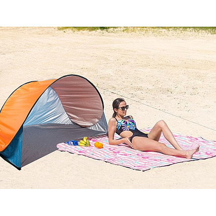 Beach tent self folding uv screen large for the beach pop-up cover