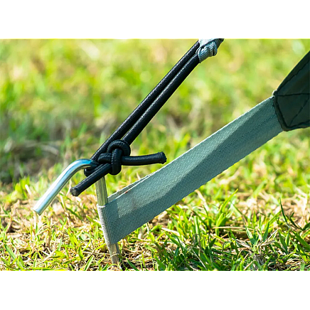 Teltu stiprinājuma mietiņi, tērauds, 31cm, 10 gab., sudrabs