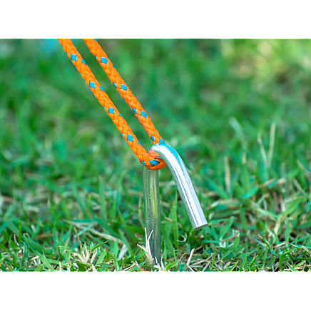 Tent piles holidays anchor pins steel 18cm 20pcs hook & loop pegs