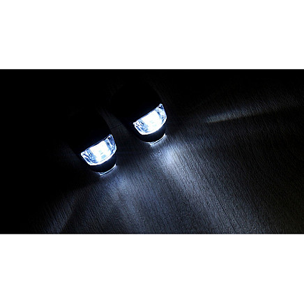 Priekšējās ūdensizturīgās 2 LED silikona velosipēda gaismas, 2 gab