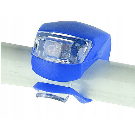 Bike light 2 led front light 2pcs silicone water resistant