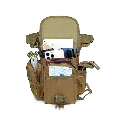 Hip pouch leg bag military tactical capacious military kidney
