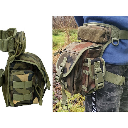 Hip pouch leg bag military tactical capacious military kidney