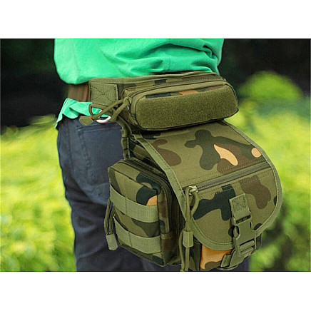 Hip pouch leg bag military tactical capacious military kidney