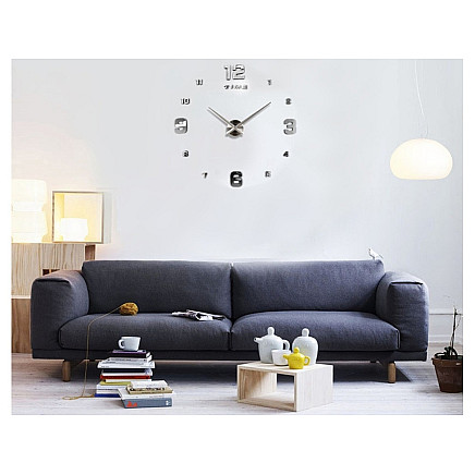 WALL CLOCK 27 SILVER (50) GAB_A