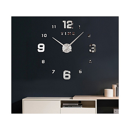 WALL CLOCK 27 SILVER (50) GAB_A