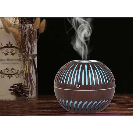 Elektriskais Ultraskaņas Gaisa Mitrinātājs / Difuzors / Aromaterapija 300 ml, Brūns