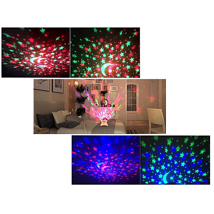 LARGE STARS PROJECTOR WHITE (60) GAB_B