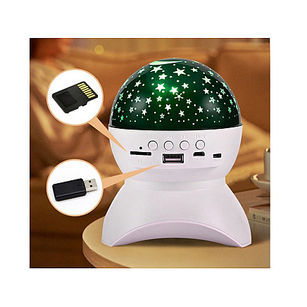 LARGE STARS PROJECTOR WHITE (60) GAB_B