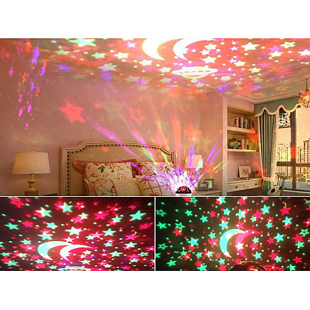 LARGE STARS PROJECTOR PINK (60) GAB_B