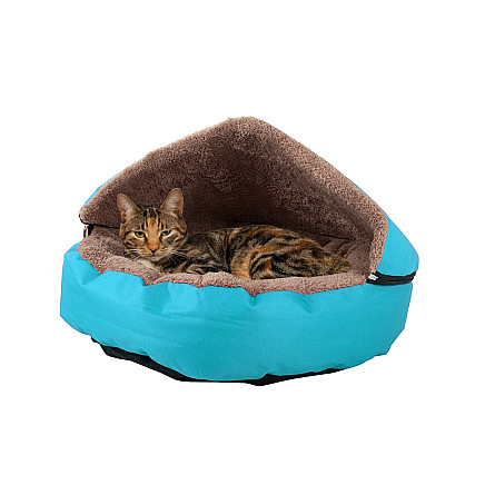 DOG CAT BED BLUE HOUSE (25) GAB_C