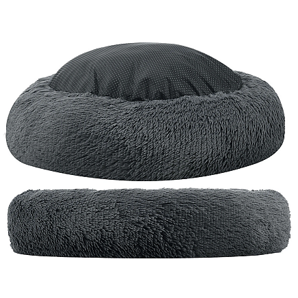 PLUSH BED 80 DARK GRAY (20)