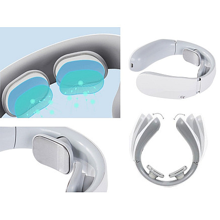 Neck massager electrostimulator back neck aku