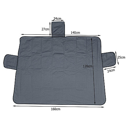 Anti-frost car windscreen mat