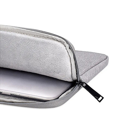 Klēpjdatora Soma Apvalks Vāciņš Maciņš 15,6, Gaiši pelēks