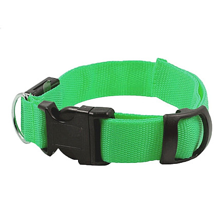 LIGHTING COLLAR 45-52CM GREEN (240) GAB_A