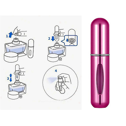 PINK TRAVEL ATOMIZER (1000) GAB_A
