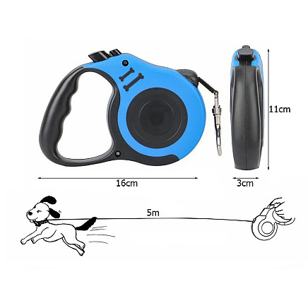 AUTOMATIC LEASH 186 DICE 5M SKY (108) GAB_A