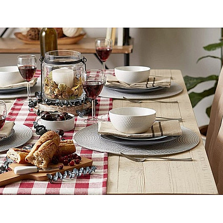 ROUND TABLE MAT SILVER (300) GAB_A