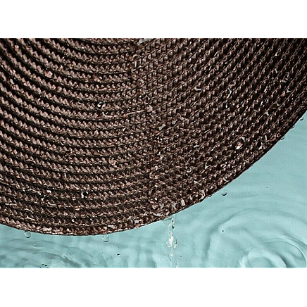 ROUND TABLE MAT BROWN (300) GAB_A