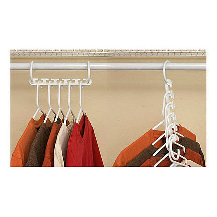 Wardrobe organiser for clothes hangers 8 pcs
