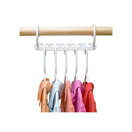 Wardrobe organiser for clothes hangers 8 pcs