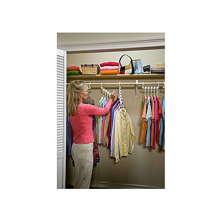 Wardrobe organiser for clothes hangers 8 pcs