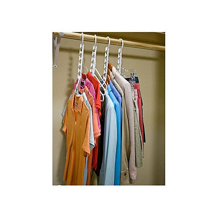 Wardrobe organiser for clothes hangers 8 pcs