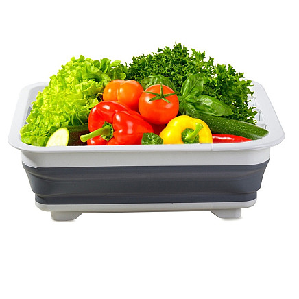 Silicone pot dryer folding drainer