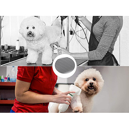 Hairdryer brush comb 2in1 for dog pets