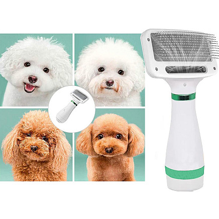 Hairdryer brush comb 2in1 for dog pets