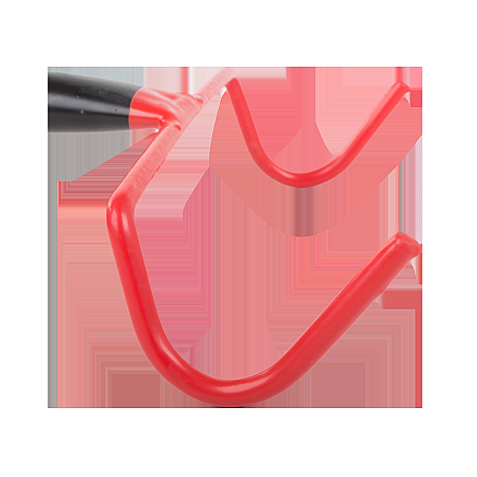 Bicycle rack wall bracket 2 hooks