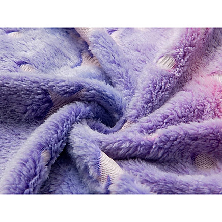 Silts oversize džemperis-sega 2-in-1, tumsā spīdošs, violets ar ponijiem