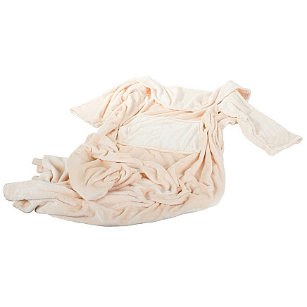 Fleece sleeved blanket warm blanket sweatshirt 140x200