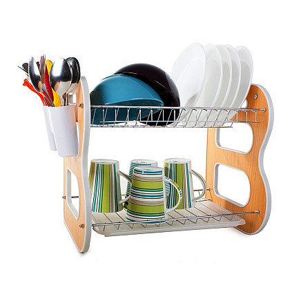 Dishwasher dryer stand mixer double-deck drainer