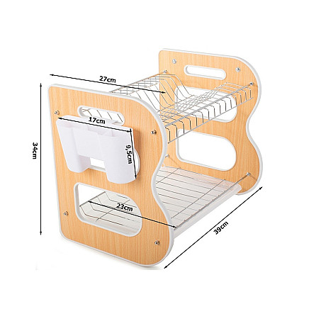 Dishwasher dryer stand mixer double-deck drainer