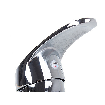 Kitchen mixer tap chrome long