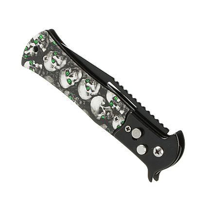 Folding steel pocket knife tactical military