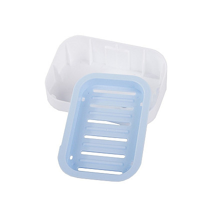 Wall mounted soap dish 2 hooks