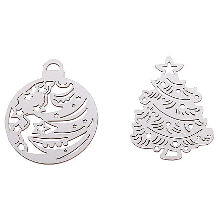 Koka Ziemassvētku Eglīšu Rotājumi, Piekariņi, Svētku Dekori, 20 gab.