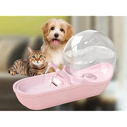 Automātiskā dzirdinātava kaķiem un suņiem gliemeža formā ar filtru